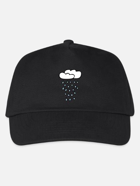 Cloud of rain - Kids’ Baseball Cap - black