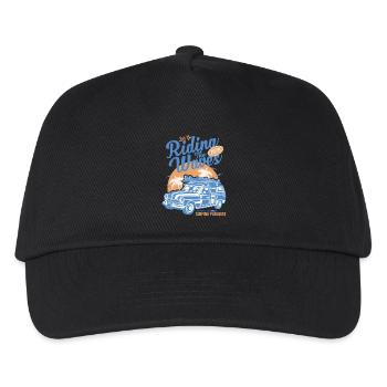 Riding The Waves - Kinder Basecap - Schwarz - Vorne
