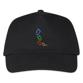 Karabiner - Kinder Basecap - Schwarz - Vorne