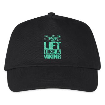 Lift Like A Viking Training Like Vikings - Kids’ Baseball Cap - black - Front