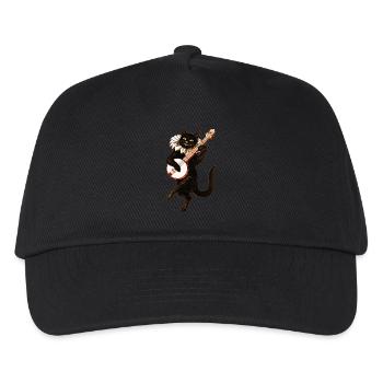 cat - Kids’ Baseball Cap - black - Front