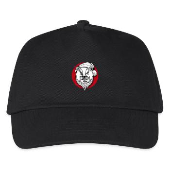 Happy Christmas design - Kids’ Baseball Cap - black - Front