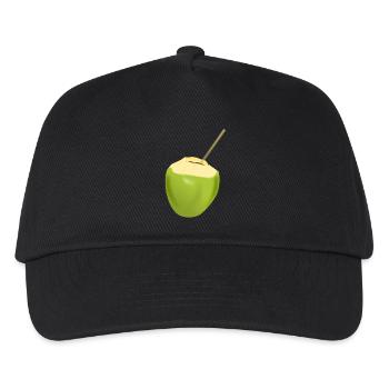 Coconut milk - Kids’ Baseball Cap - black - Front