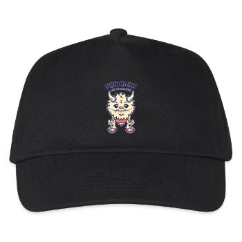 Mornings Are For Monsters - Kids’ Baseball Cap - black - Front