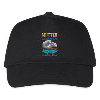 Mutter und sohn - Kinder Basecap - Schwarz - Vorne
