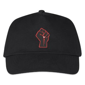 fist 2385848 1280 - Kids’ Baseball Cap - black - Front
