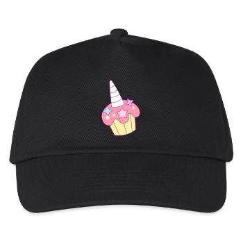 Unicorn muffin - Kids’ Baseball Cap - black - Front