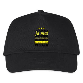 Pfleger Geschenk - Kinder Basecap - Schwarz - Vorne