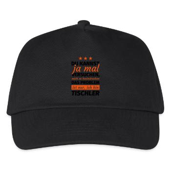 Tischler - Kinder Basecap - Schwarz - Vorne
