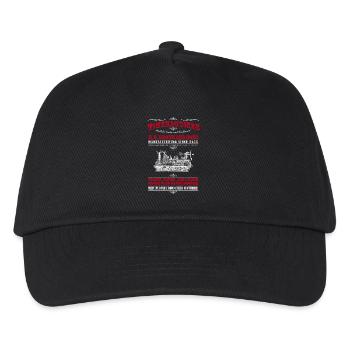 Time Machines (lumière) - Casquette de baseball Enfant - noir - Devant