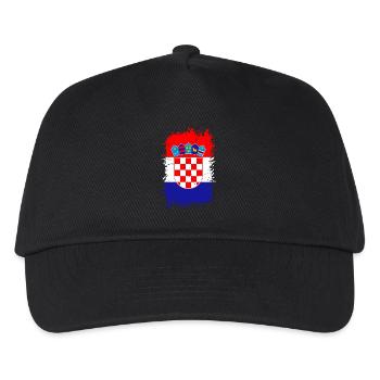 Croatia - Kids’ Baseball Cap - black - Front