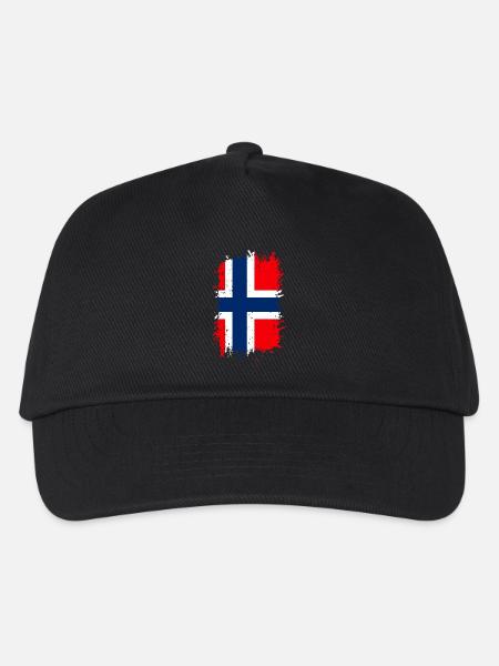 Norway - Kids’ Baseball Cap - black