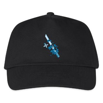 Motif épée samouraï japon - Casquette de baseball Enfant - noir - Devant