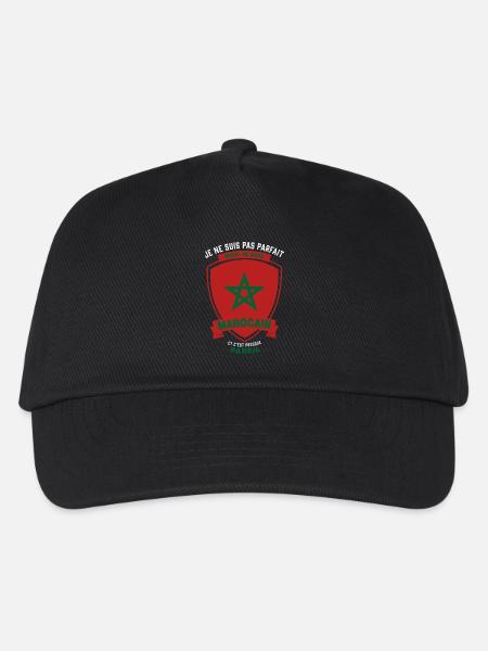 Marocain Parfait - Casquette de baseball Enfant - noir