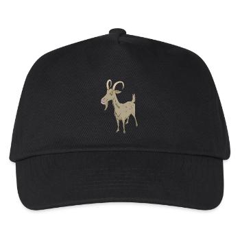 chèvre de chèvre - Casquette de baseball Enfant - noir - Devant