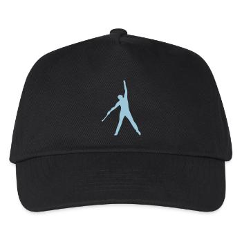 dancer twirling baton7 - Kids’ Baseball Cap - black - Front