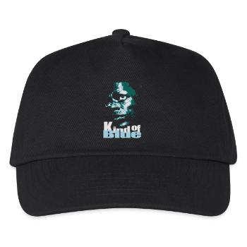 Blue jazz flex - Kids’ Baseball Cap - black - Front