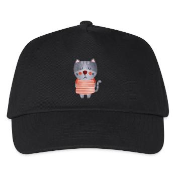 Sugar sweet cat - Kids’ Baseball Cap - black - Front