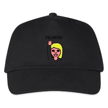 Emoji Greetings bye - Kids’ Baseball Cap - black - Front