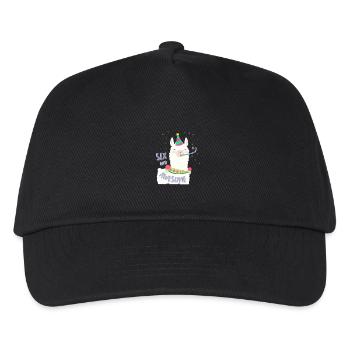 6th birthday - Kids’ Baseball Cap - black - Front