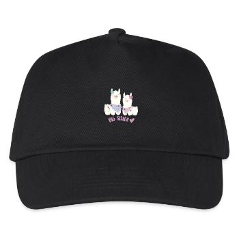 Schwester - Kinder Basecap - Schwarz - Vorne