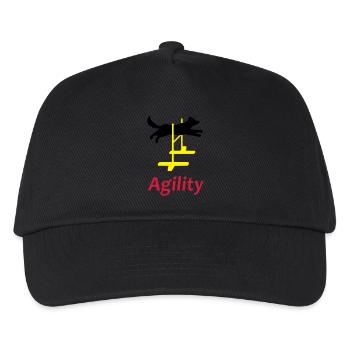 Agility 1 - Kids’ Baseball Cap - black - Front