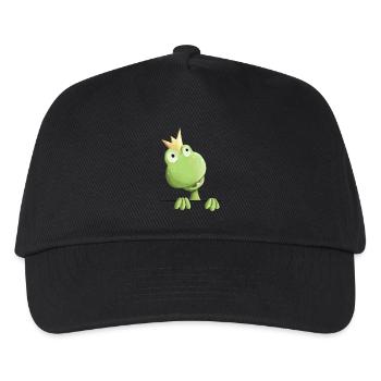 Sweet Frog Prince - Frog Cartoon - Kids’ Baseball Cap - black - Front