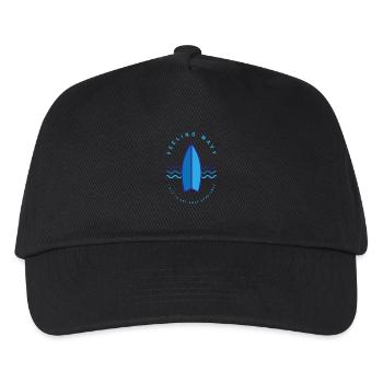 Surfer Shirt - Feeling Wavy - Kids’ Baseball Cap - black - Front