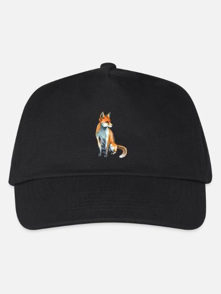 Fuchs - Kinder Basecap - Schwarz
