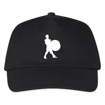 Silhouette du Héros de l’Écran - Casquette de baseball Enfant - noir - Devant