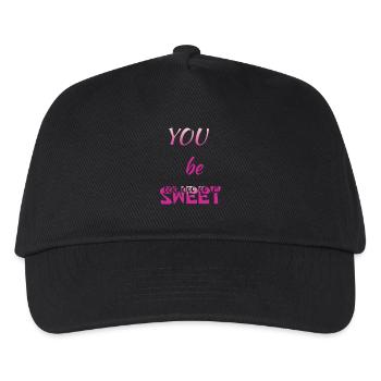 You be Sweet - Kids’ Baseball Cap - black - Front