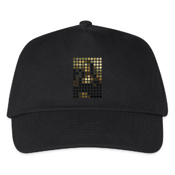 mona dots - Kinder Basecap - Schwarz - Vorne