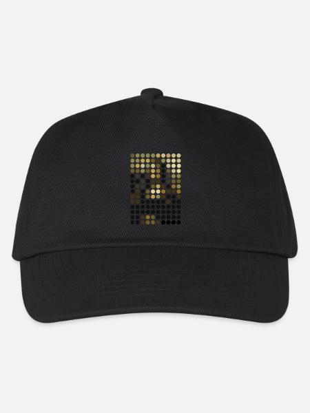 mona dots - Kinder Basecap - Schwarz