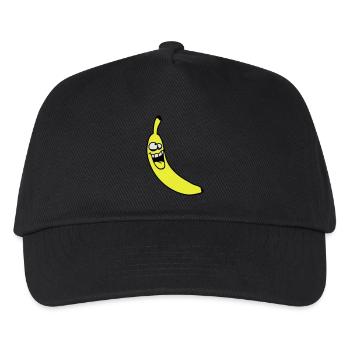 Crazy Banana - Kids’ Baseball Cap - black - Front