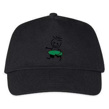 FRED MIT BRETT - Kinder Basecap - Schwarz - Vorne