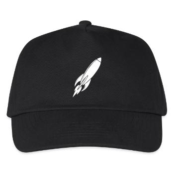 fusée - Casquette de baseball Enfant - noir - Devant