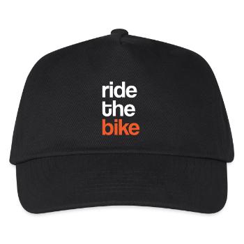 Ride The Bike - Kids’ Baseball Cap - black - Front