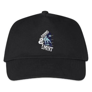 Musik: Sound&Light - Kids’ Baseball Cap - black - Front