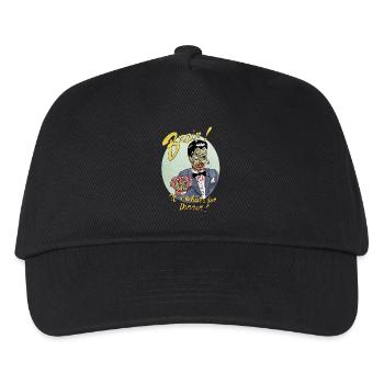 Brain for dinner - Kinder Basecap - Schwarz - Vorne