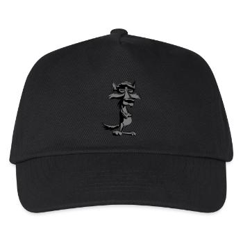 Wolf - Kinder Basecap - Schwarz - Vorne