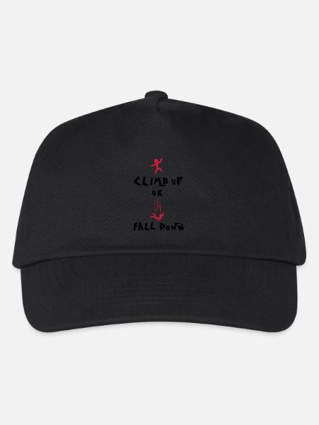 Klettern - Kinder Basecap - Schwarz