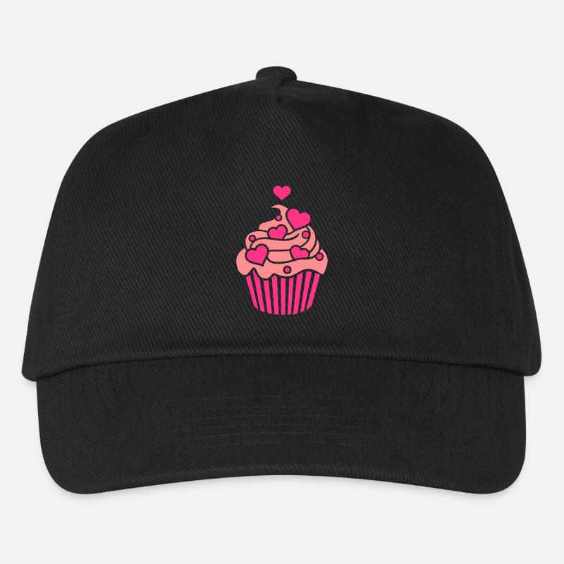 Cupcake - Kinder Basecap - Schwarz