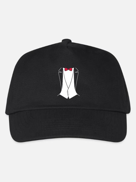 TUXEDO - ANZUG SHIRT - Kinder Basecap - Schwarz