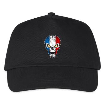 Skull France - Casquette de baseball Enfant - noir - Devant