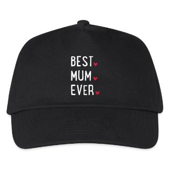 mère - Casquette de baseball Enfant - noir - Devant