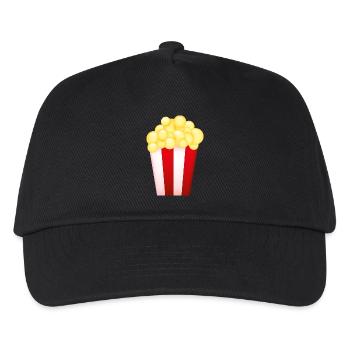 Smiley Popcorn - Casquette de baseball Enfant - noir - Devant