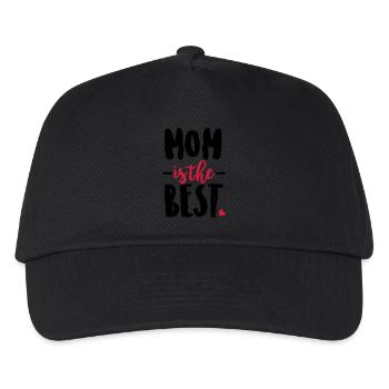 Mom is the best - Kids’ Baseball Cap - black - Front