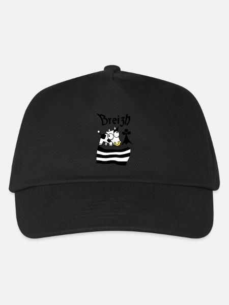 Breizh Bretagne - Casquette de baseball Enfant - noir