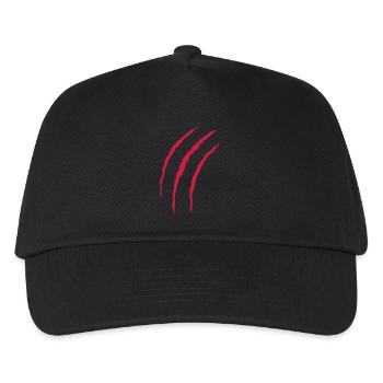 kratzer design - Kinder Basecap - Schwarz - Vorne