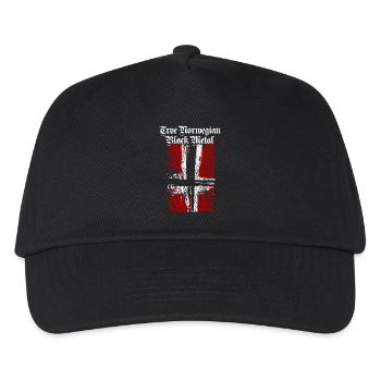 Trve / True Black Metal norvégien - Casquette de baseball Enfant - noir - Devant